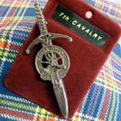 7th Cavalry Tartan - Kilt Pin