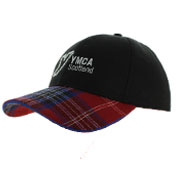 Cap, Hat, Baseball, TARTAN PEAK, YMCA Tartan & Logo