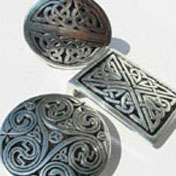 Buckle, Snap Belt Buckles, in Pewter (Buckle Only)
