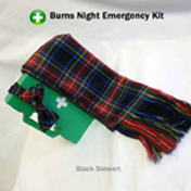 Burns Night Emergency Kit - MINI Sash & Bow-tie 5 Tartans