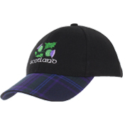 Baseball cap, Hat, Spirit of Scotland Tartan with Thistle