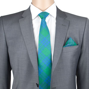 Tie, Necktie, Wool, Plain, Montgomery Tartan