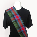 Sash, Ladies Long Scarf, Georgia Tartan