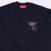 Sweat Shirt, Crewneck Cotton, with Marathon 2022 Embroidery