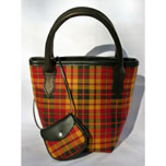 Handbag, Purse, Mini Iona Bucket Bag, Strathearn Tartan
