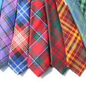 Tie, Necktie, Lightweight Wool Twill, 500 Tartans