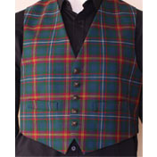 Waistcoat, Tartan Vest, Wool, Patel Tartan