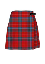 Skirt, Ladies Kilted, Wool (Apron front) 