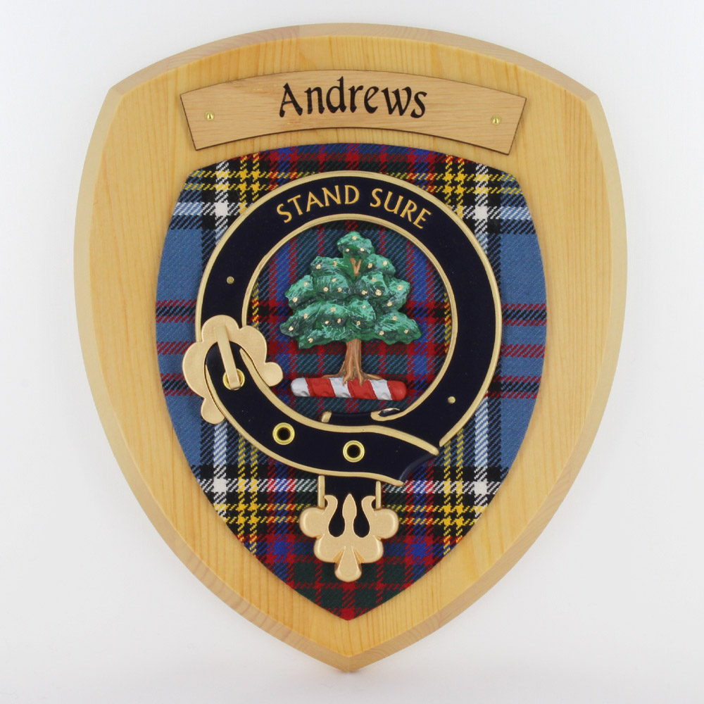 Clan Anderson Crest with Andrews caption