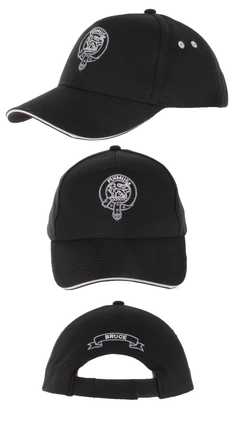 Black/Grey colour combination with Bruce Clan Crest