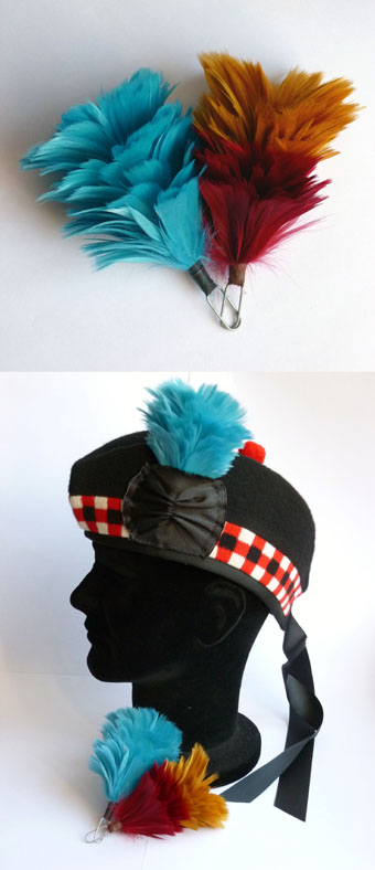 Hackle, Feather for Glengarry Hat