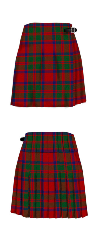Skirt, Ladies Kilted (Apron Front), MacKintosh Tartan