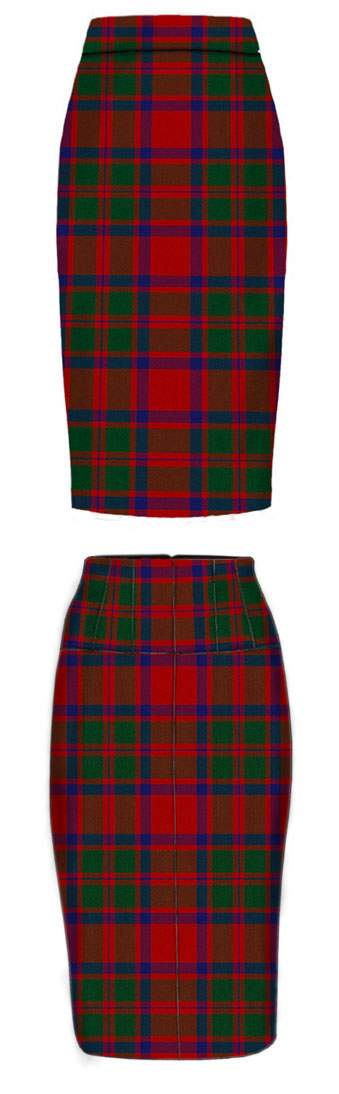 Skirt, Ladies Pencil Style, MacIntosh, MacKintosh Tartan