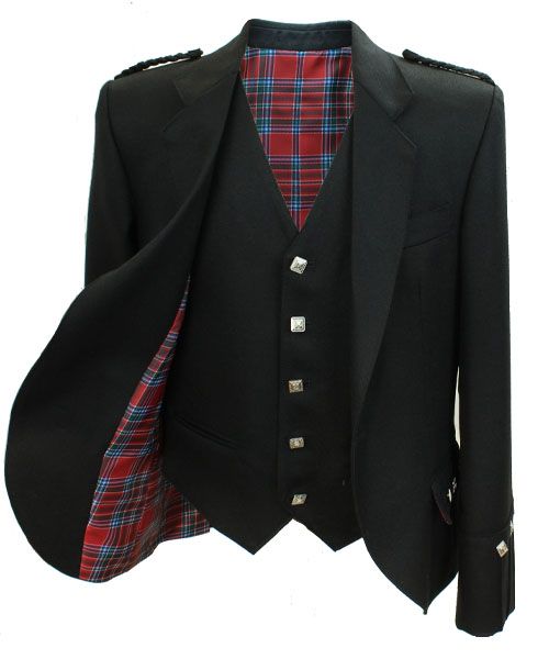 Argyl Jacket and Waistcoat lined in MacBean Modern