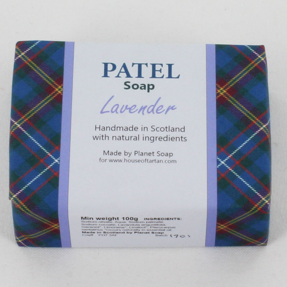 Clan Patel Tartan Soap - Lavender