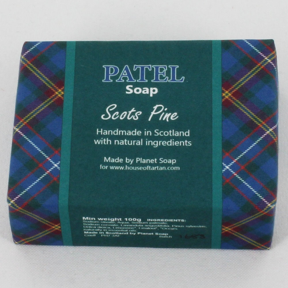 Clan Patel Tartan Soap - Scots Pine