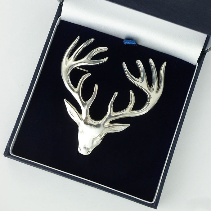 Brooch, Stag