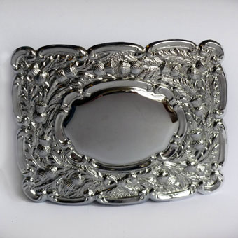Buckle, Chrome Pipers Belt Buckle