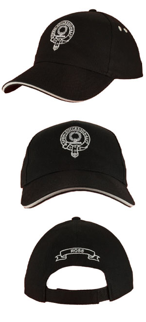 Black/Grey colour combination with Ross Clan Crest