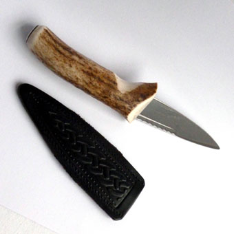 Sgian Dubh, Stag Horn Style Handle
