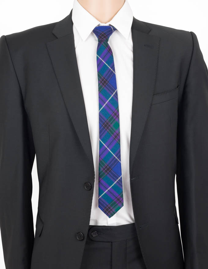 Tie, Skinny Necktie, Spirit of Bannockburn Tartan