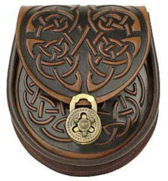 Handbag, Sporran Style, Celtic Interlace
