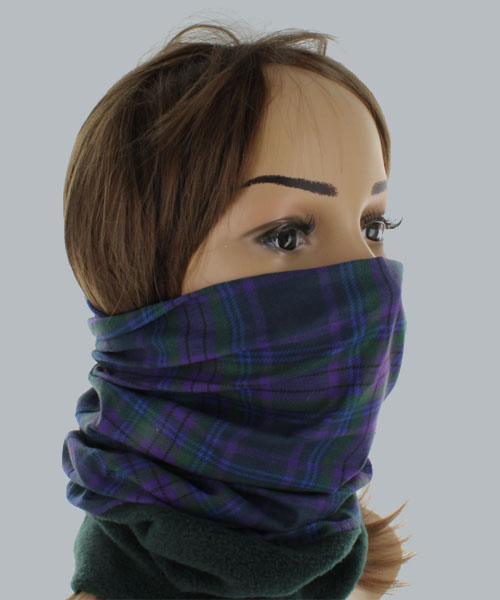 Supersnug in Spirit of Scotland worn as a muffler
