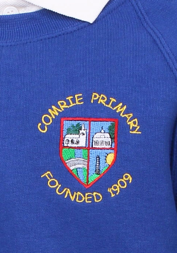 Detail of Embroidery - Comrie Primary Scool