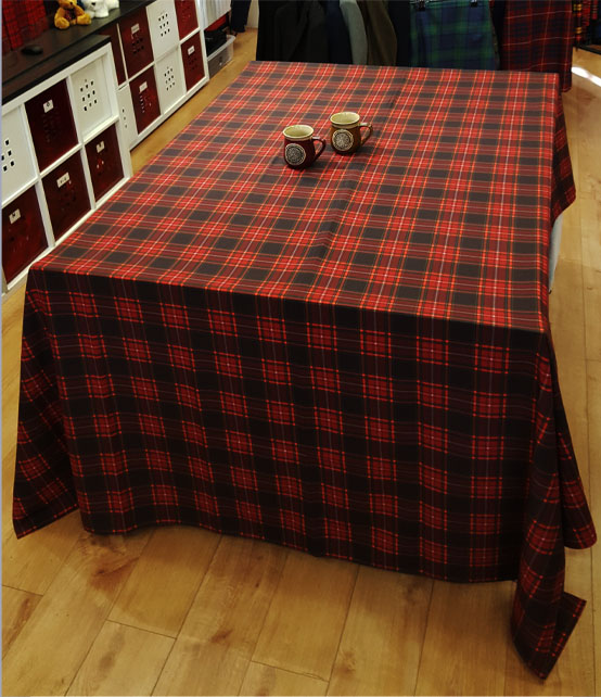 Table Cloth in ANY Tartan, Printed Canvas