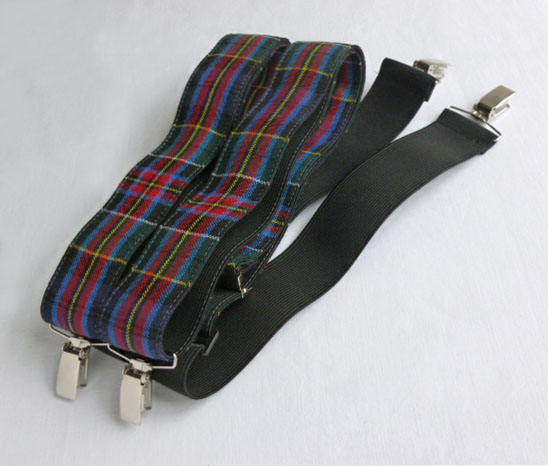 Braces (Suspenders),Wool Tartan Braces for Trews & Trousers