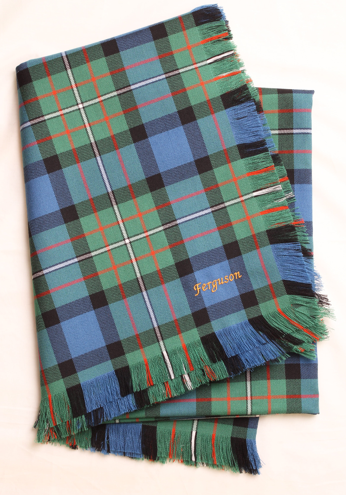 Ferguson Ancient tartan with Embroidery