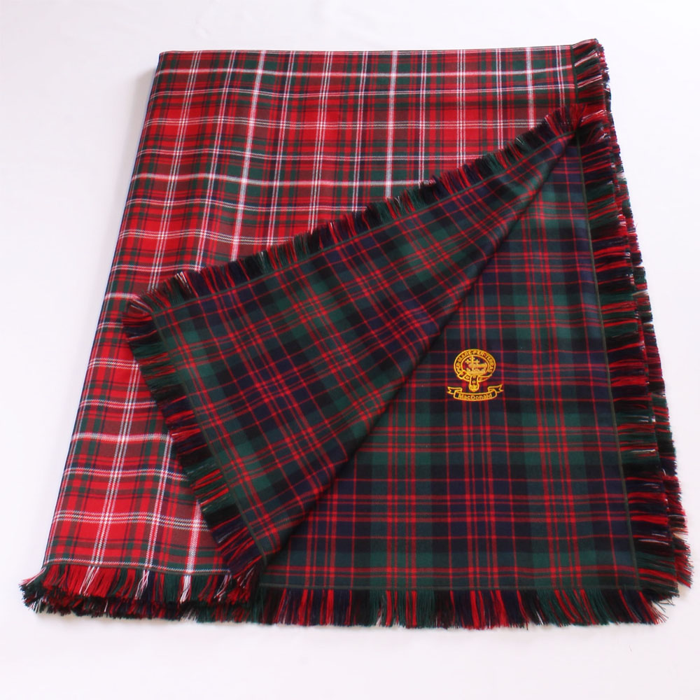 MacDonald and MacDougall - Modern Colours. Customised with Clan Crests