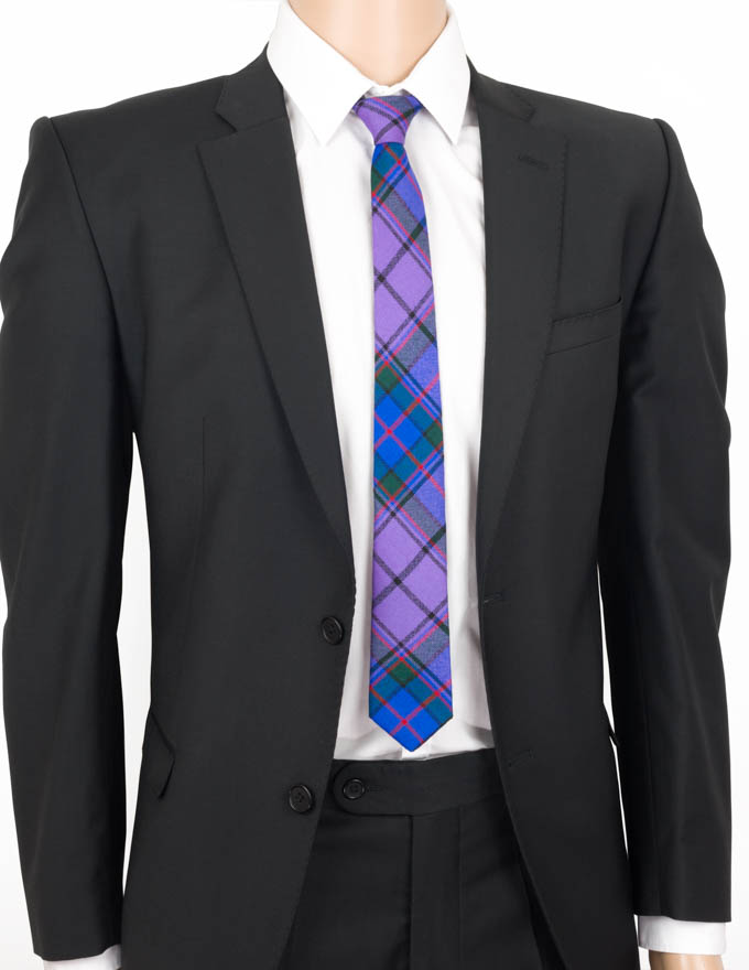 Tie, Skinny Necktie, Wardlaw Tartan