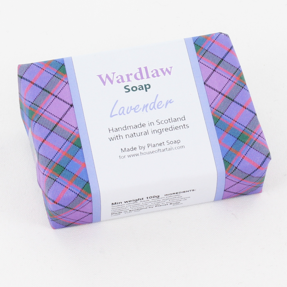 Clan Wardlaw Tartan Soap - Lavender