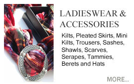Ladieswear Accessories Ladies kilts pleated skirt mini kilts trousers sashes